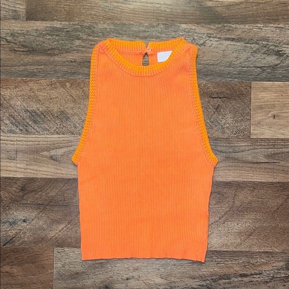 House of Harlow 1960 Tops - House of Harlow ribbed cropped high neck tank size XS